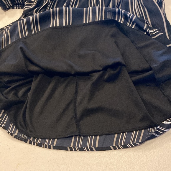 Small My Story Black and White Striped A-Line Dress - Picture 9 of 11